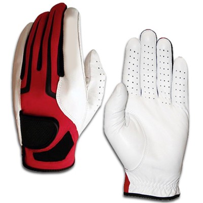 Unique design synthetic leather golf gloves