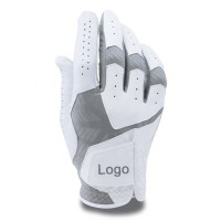 Custom LOGO microfiber white golf gloves high quality