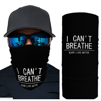 In stock i can't breathe tube bandana face scarf