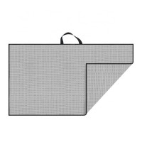 Custom 28*16 inch high quality 500gsm grey microfiber waffle weave sport towel golf towels