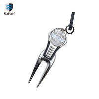 Wholesale New High Quality Metal Golf Divot Repair Tool With Magnetic Ball Marker, Logo Custom Golf Accessory