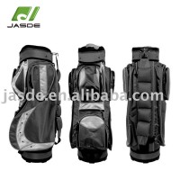 Customizable made brand logo factory price cheap high quality oem lightweight nylon material portable black golf stand cart bags