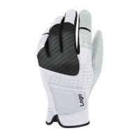 Custom high quality golf gloves cabretta leather with logo